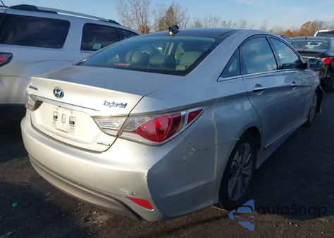 2013 Hyundai Sonata Hybrid Limited from USA, damaged, VIN KMHEC4A46DA051021